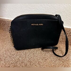 Black Michael Kors over the shoulder bag